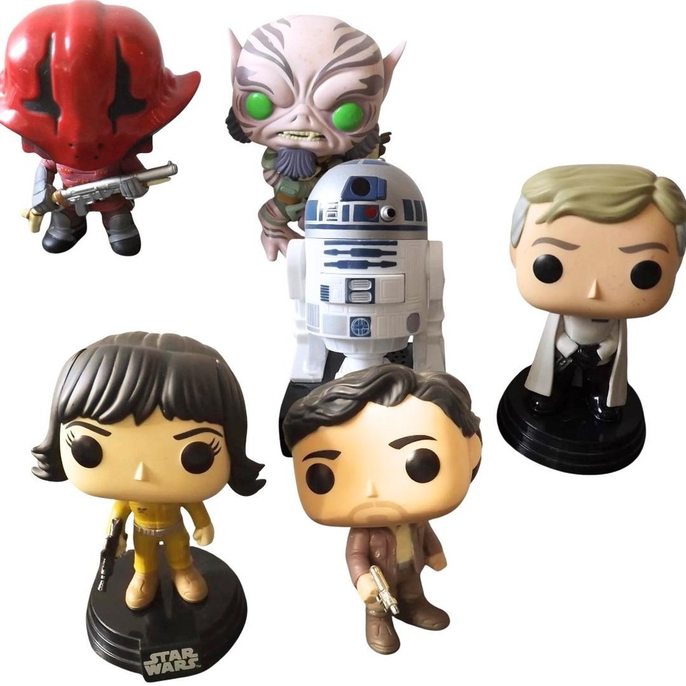 Lot of Star Wars Funko Bobble Figures  -See Description for Details